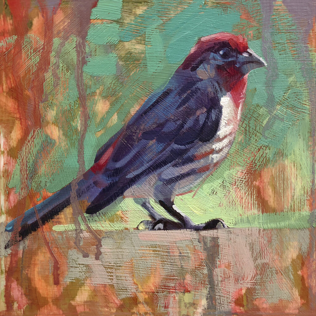 Experimenting with Resin Part 1 Collage Over Oil Painting Whitney