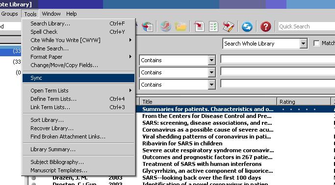 Part 6 Accessing your Endnote Library from your home PC or laptop