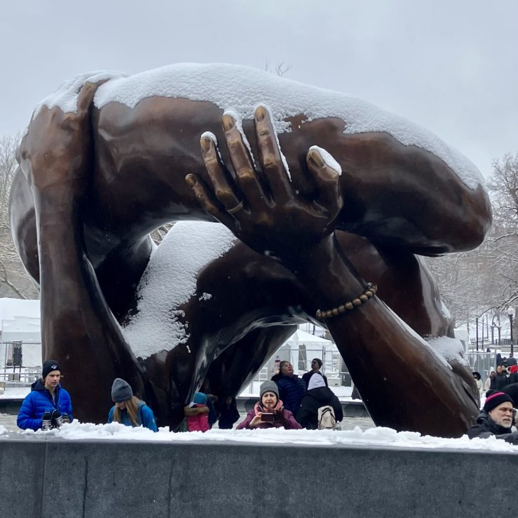 MLK Embrace sculpture Who2