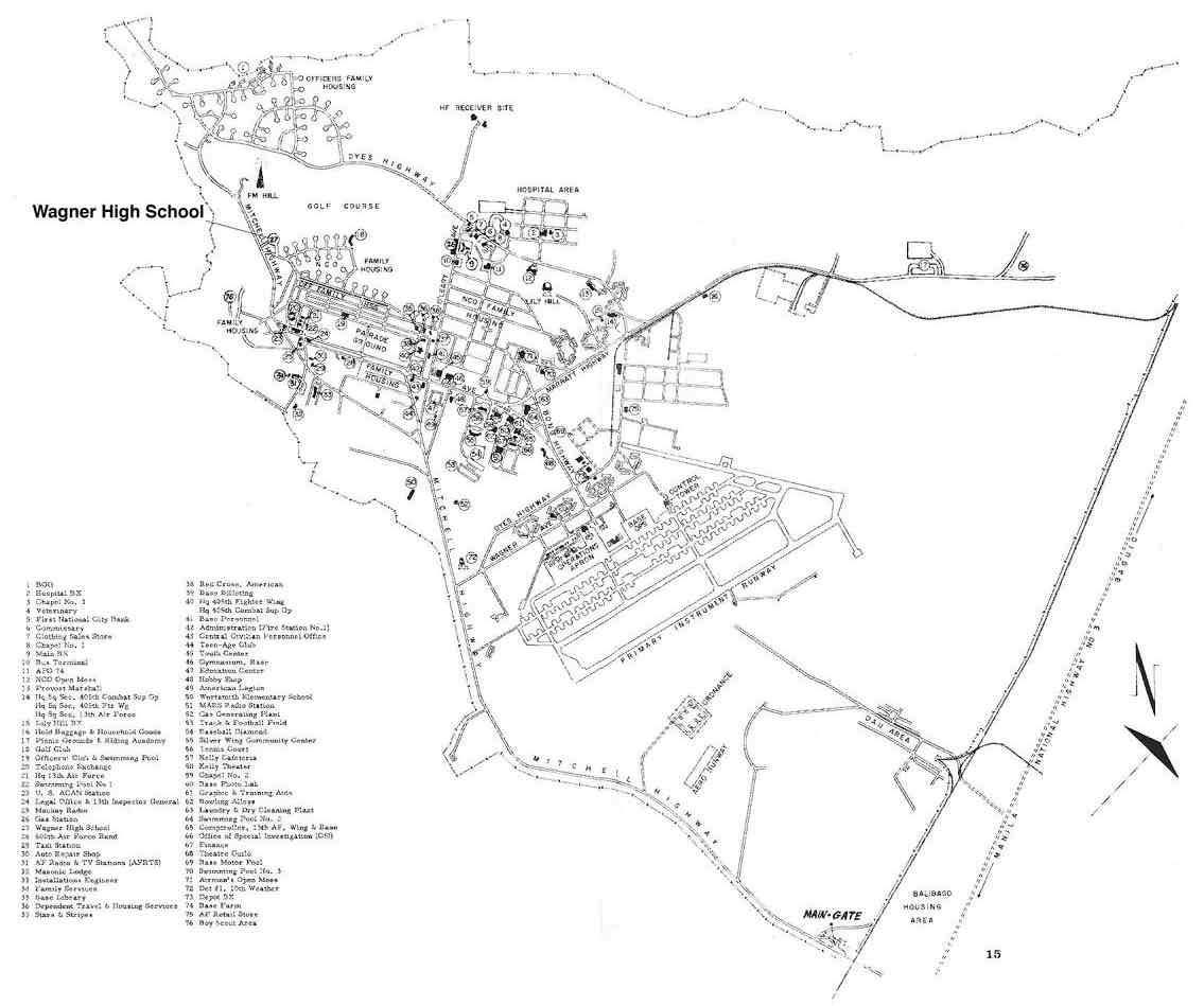 Maps Archive Wagner HS, Clark AB, and the Philippines