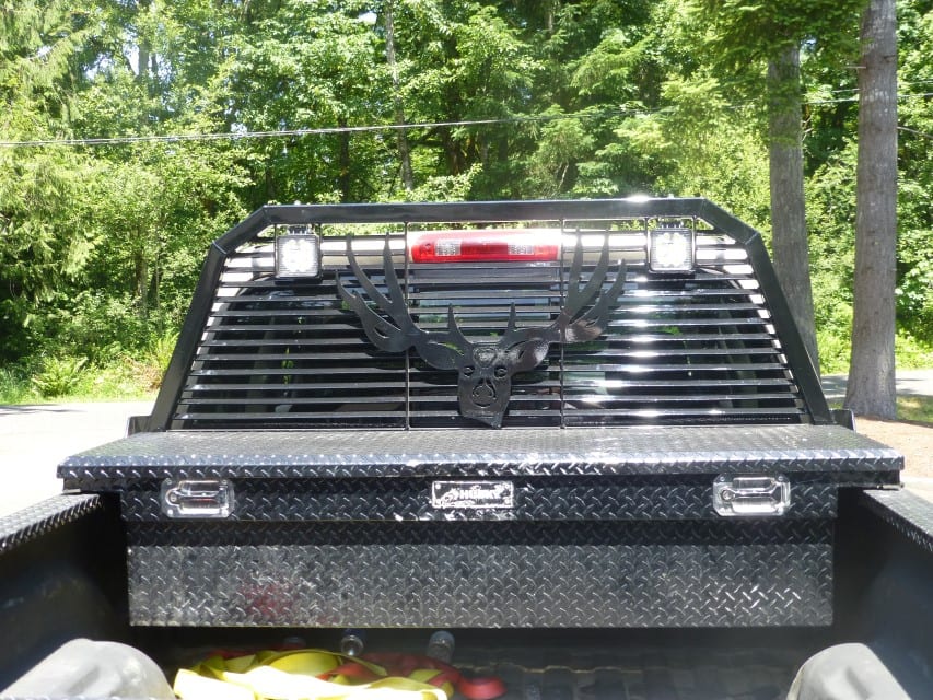 Headache Rack w/ Custom Mural Who Dat Towers