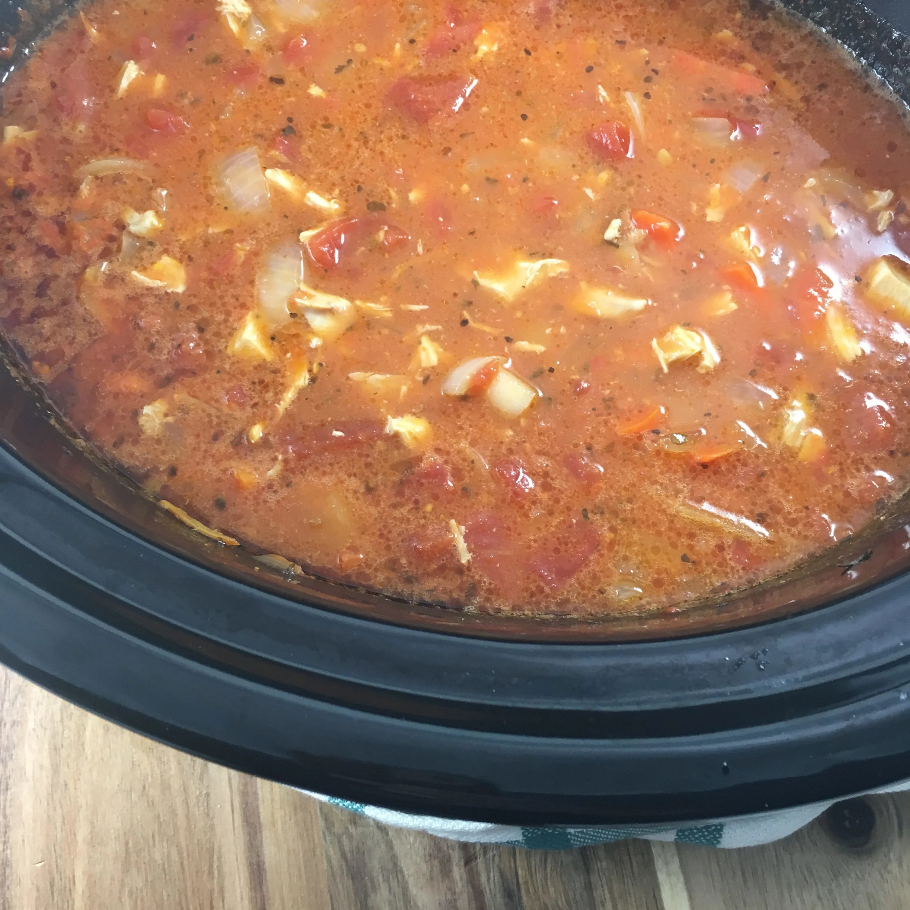Slow Cooker Italian Tomato Chicken Soup Whole Kitchen Sink
