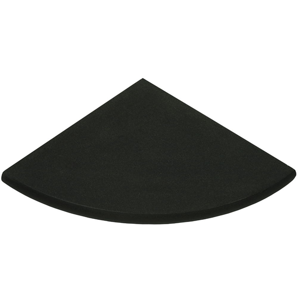 Honed Black Granite Caddy Corner Shelf