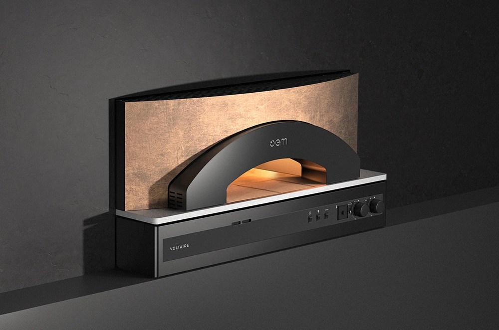 Professional pizza oven designed by Whynot