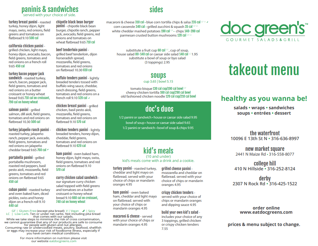 Doc Green's Salads & Grill Wichita By E.B.