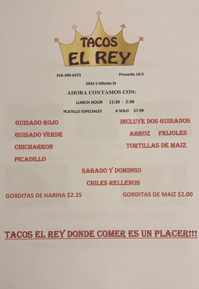 Tacos El Rey Wichita By E.B.