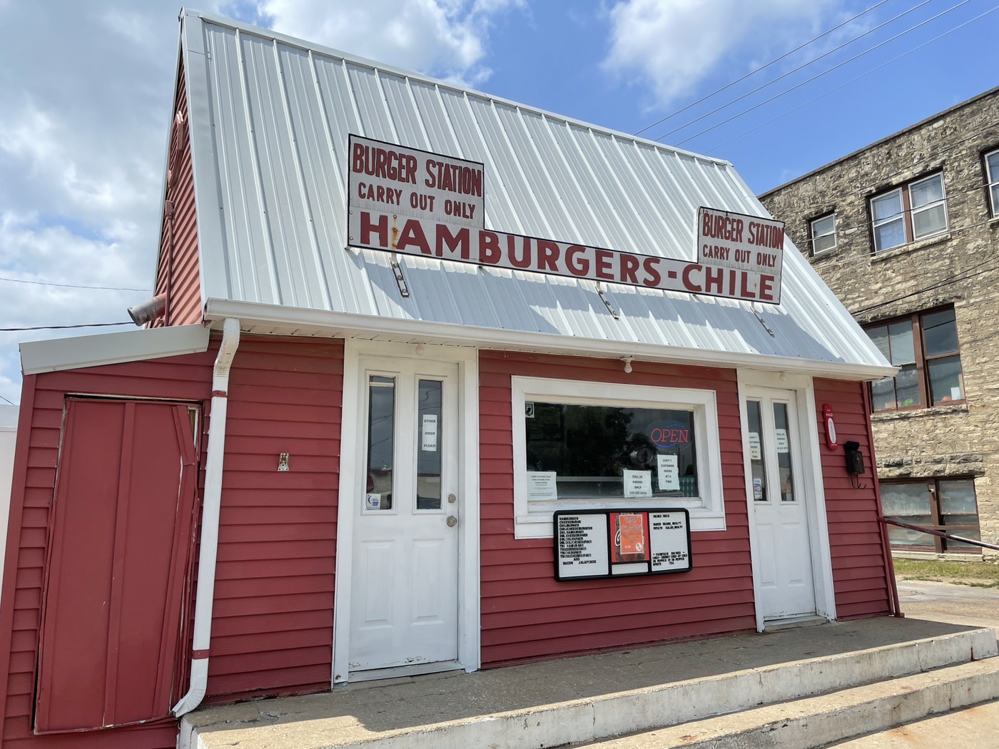 Checking out Burger Station in Winfield, KS Wichita By E.B.