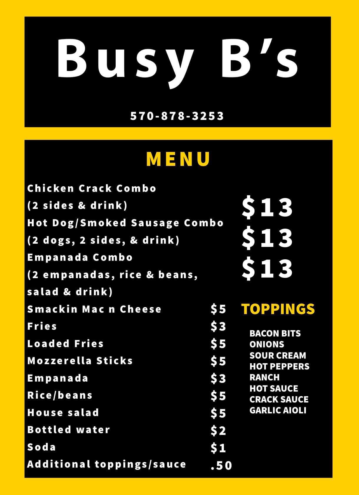 Busy B's Lunch Delivery Wichita By E.B.