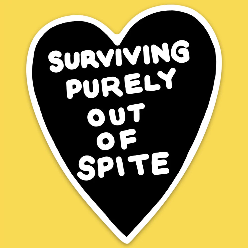 'Purely Spite' Sticker Wicked Clothes