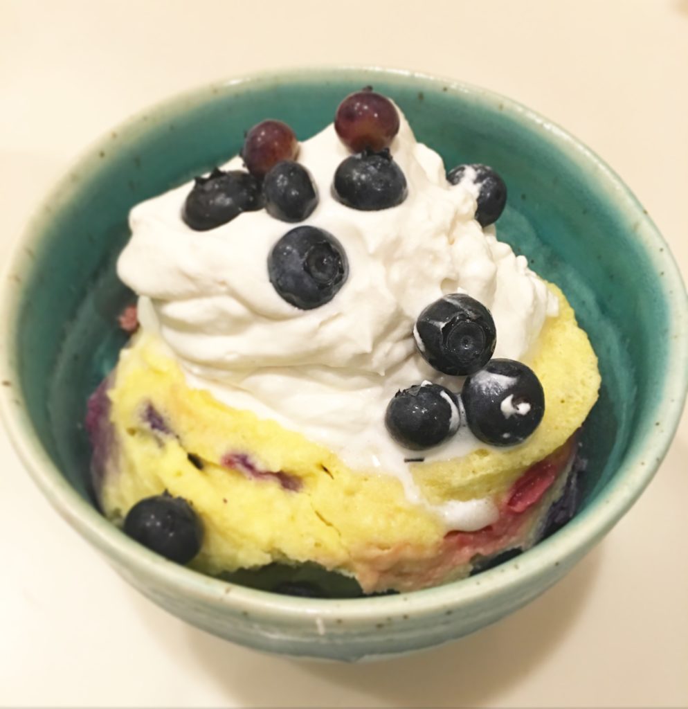 Berries & Cream Keto Cake with Brown Sugar Whipped Cream