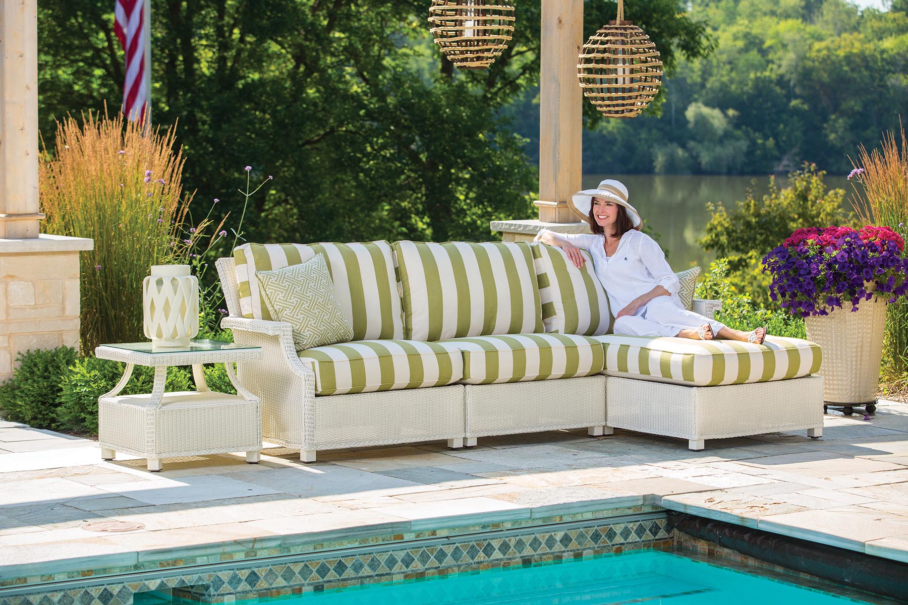 Custom Outdoor Cushions Cushions by Wicker Imports