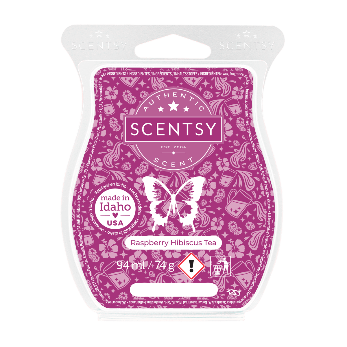 Raspberry Hibiscus Tea Scentsy Wax Melts 2023