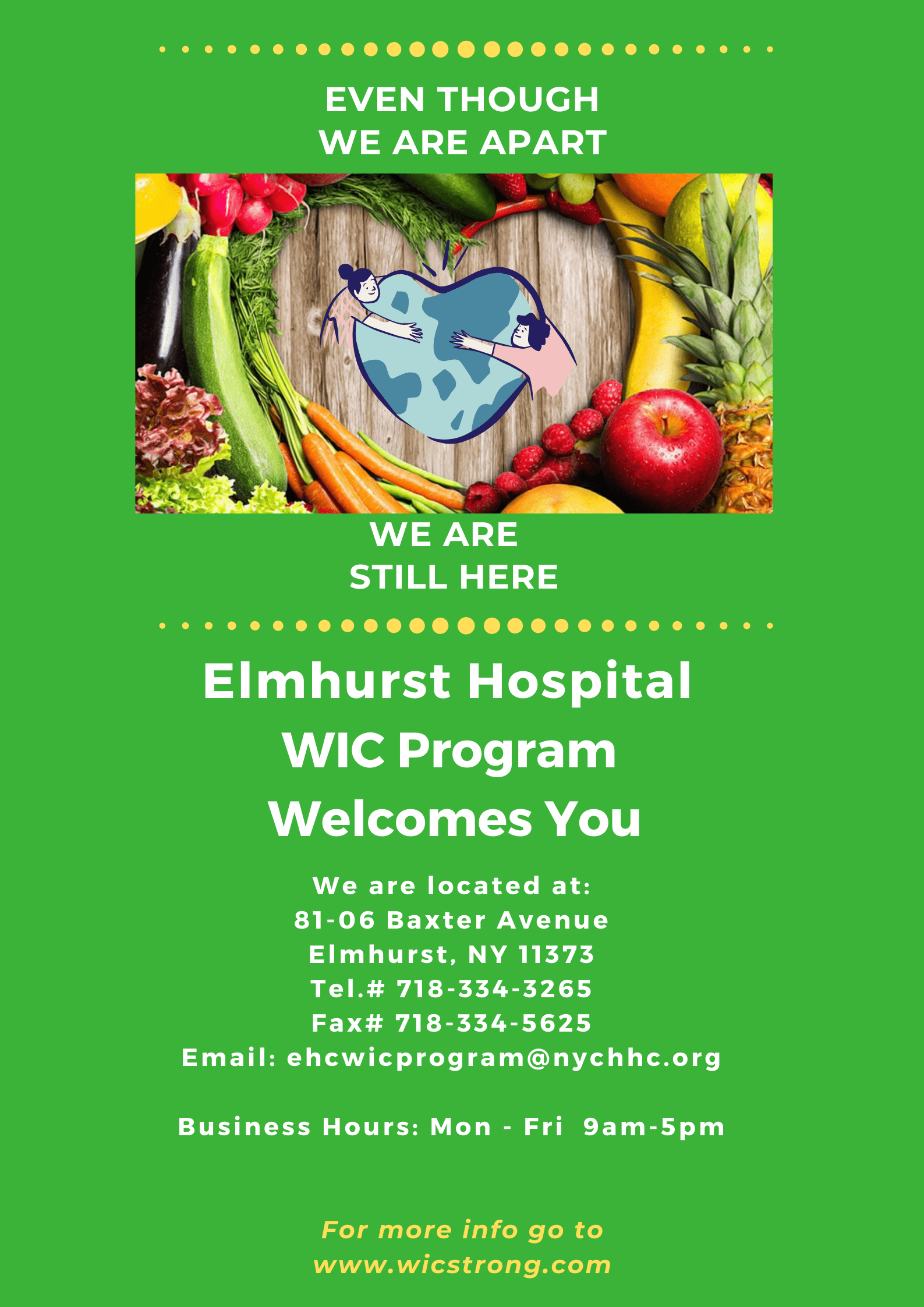 NYC H+H Elmhurst WIC Program WICstrong