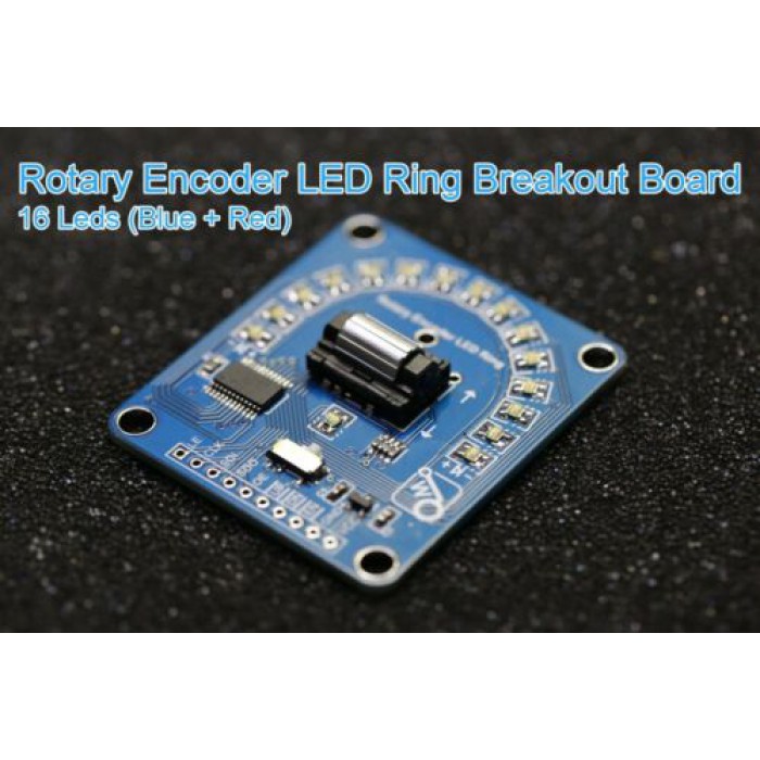 Rotary Encoder LED Ring Breakout Board ( Blue + Red Two Color )