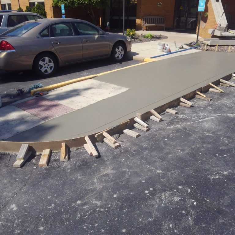 ADA Compliant Handicap Ramps O'Fallon, MO Widel Paving Asphalt