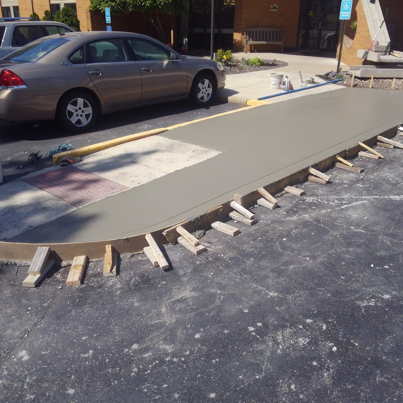 ADA Compliant Handicap Ramps O'Fallon, MO Widel Paving Asphalt