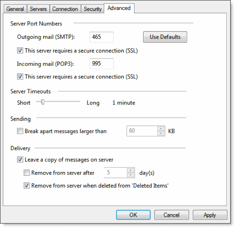 Setting Up Your Rackspace Email On Windows Mail