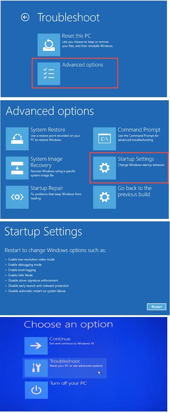 How to Enter Windows 10 Safe Mode Widget Box