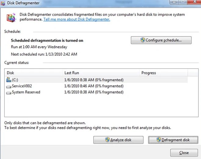 How To Defrag Windows 10, 8 And Windows 7