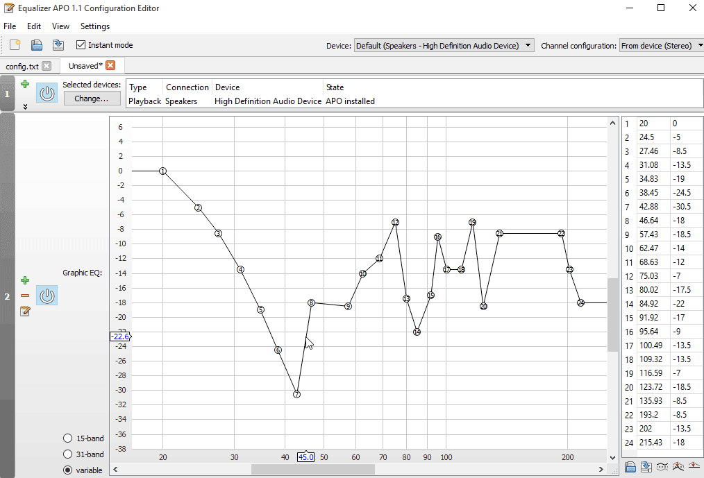 Equalizer apo configuration editor historyshery