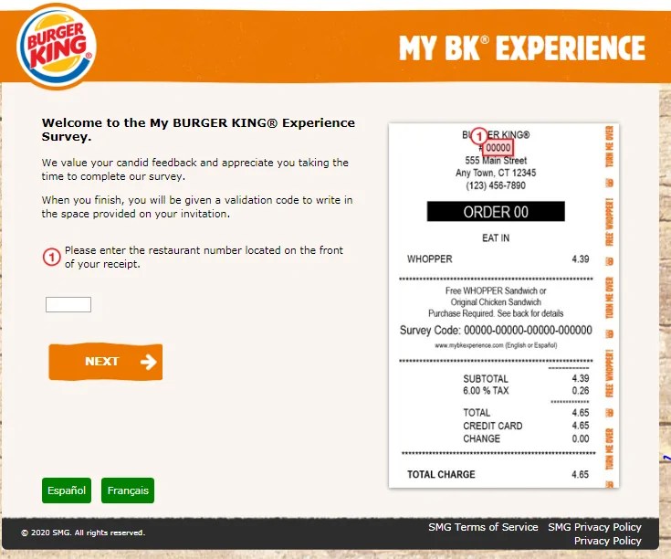 Burger King Survey Free Coupons Widget Box