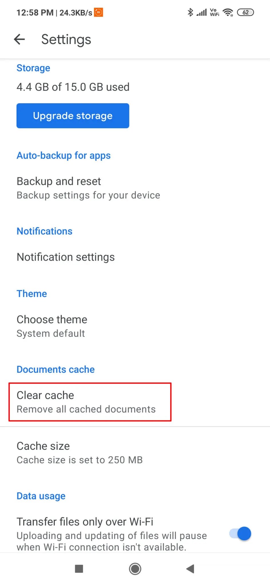 How To Stop Uploading Files To Google Drive Using Phone? Widget Box