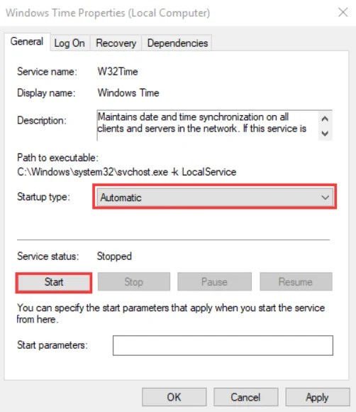 Fix The Computer Did Not Resync Because No Time Data Was Available
