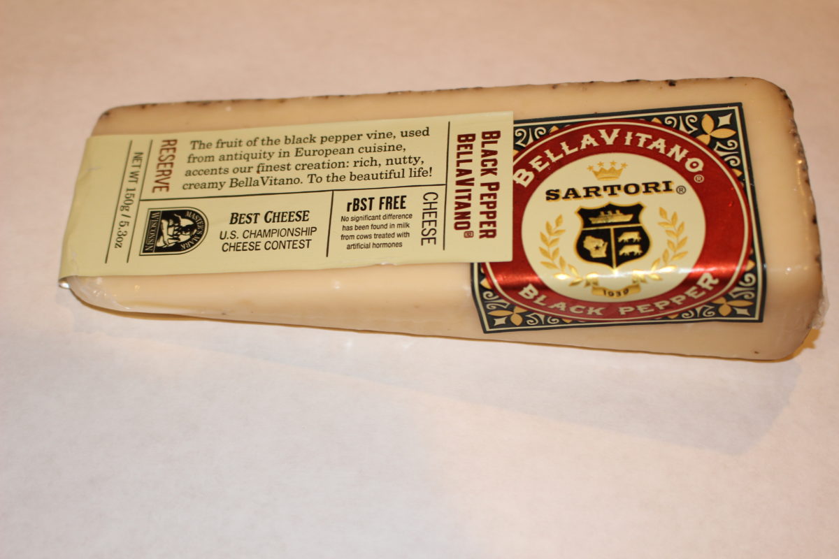 Bellavitano Black Pepper 5.3 OZ. Widmer's Cheese Cellars