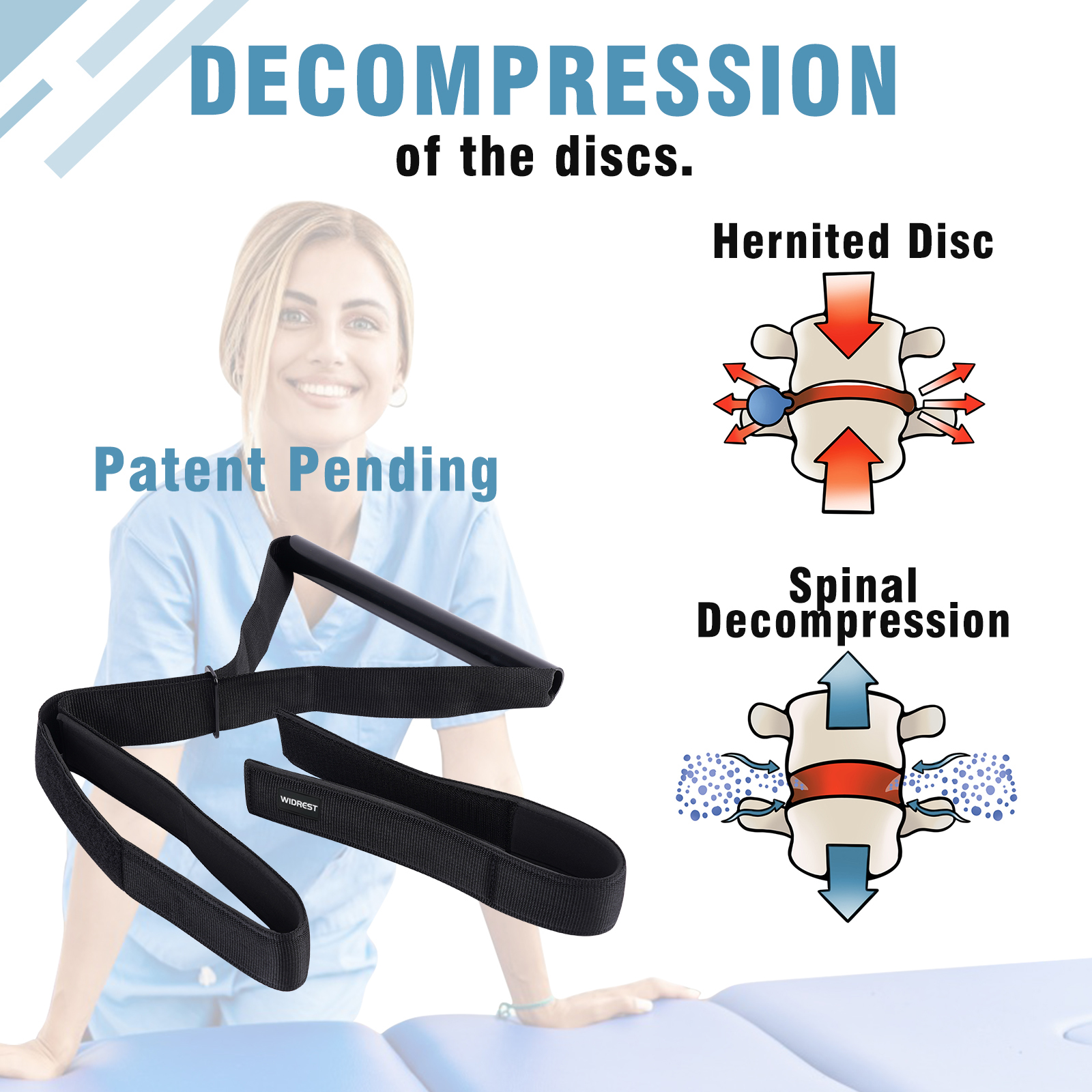 Y Strap Spine Chiropractic Traction WIDREST