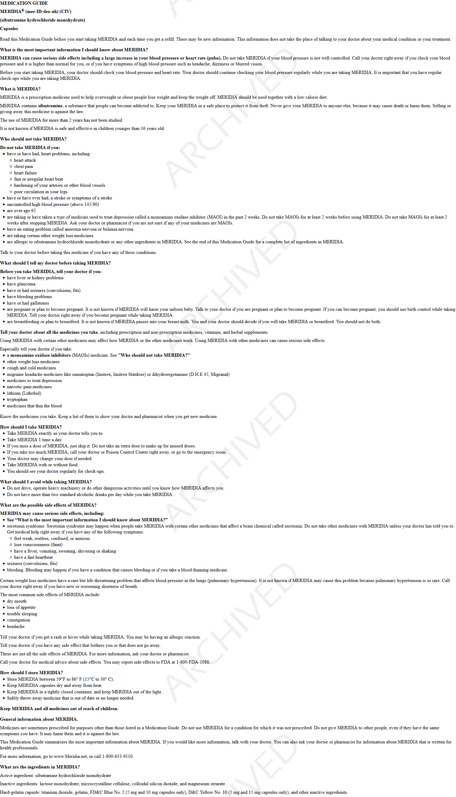 Sibutramine wikidoc