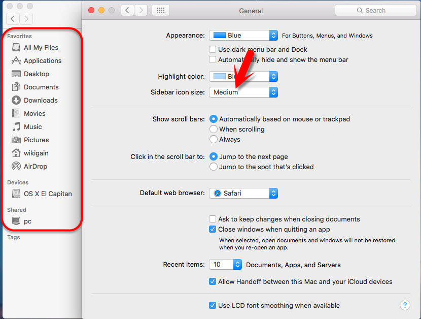 How to Customize Mac OS Sidebar? wikigain