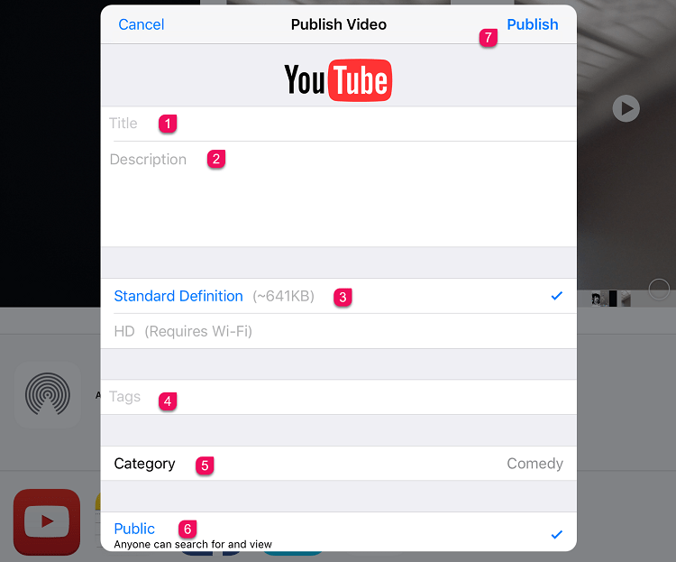 How to Upload Video Directly from iPhone to YouTube