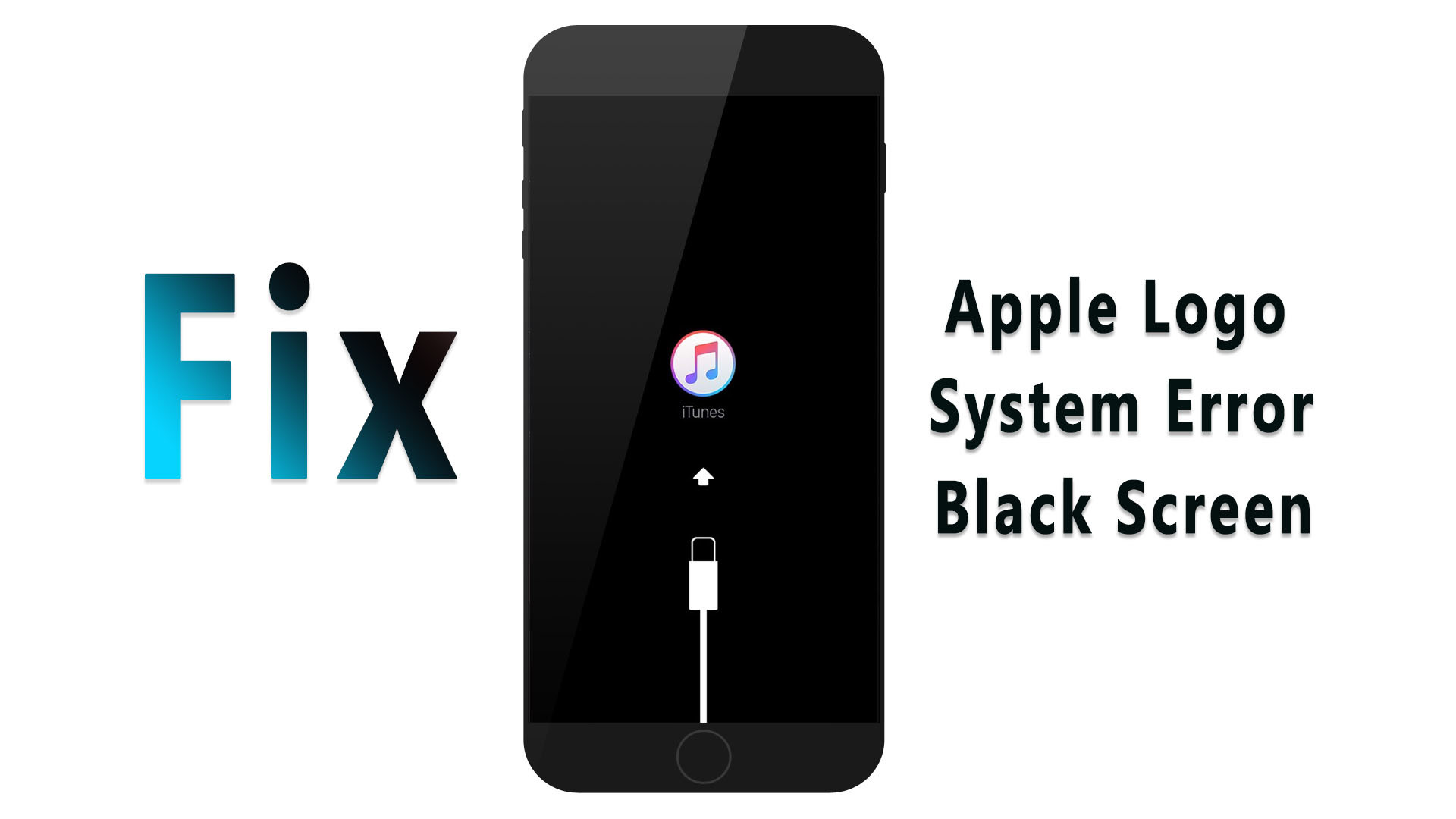 Fix Black Screen, White Apple Logo, Continuous Reboot Loop on iPhone