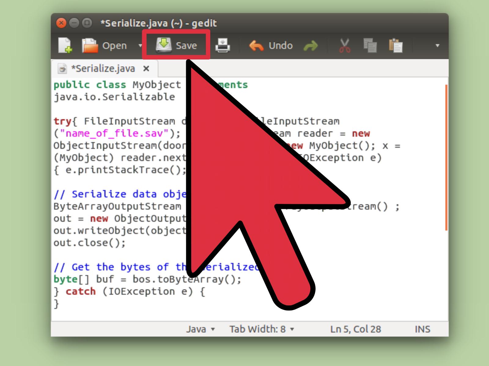 How to Serialize an Object in Java 8 Steps (with Pictures)