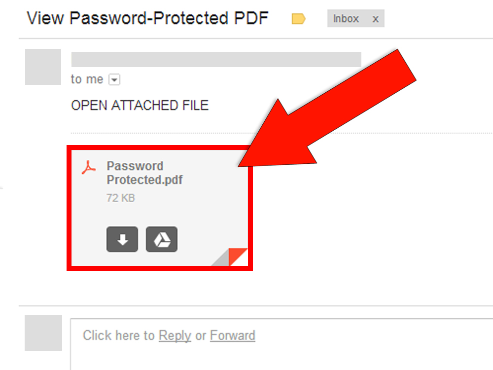 How to See a Password Protected PDF Using Gmail 4 Steps