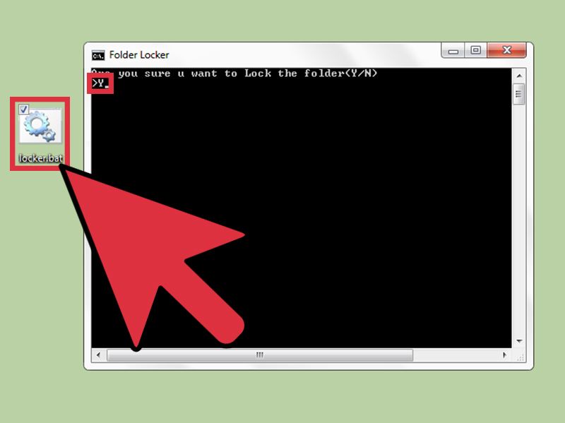 How to Lock a Folder Using a Batch File 9 Steps (with Pictures)