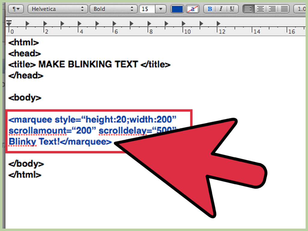 How to Make Blinking Text Without the Text Tag or JavaScript