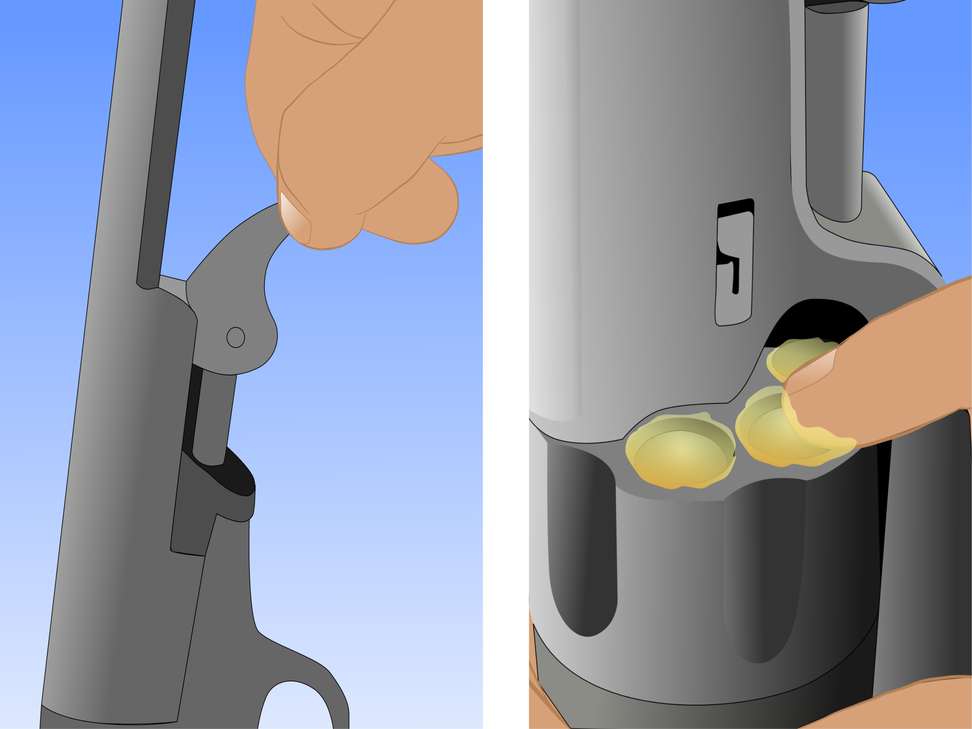 How to Load a Black Powder Revolver Wiki Handguns Pistols and Revolvers