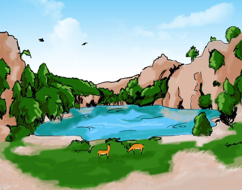 Cómo dibujar un lago 8 pasos (con fotos) wikiHow
