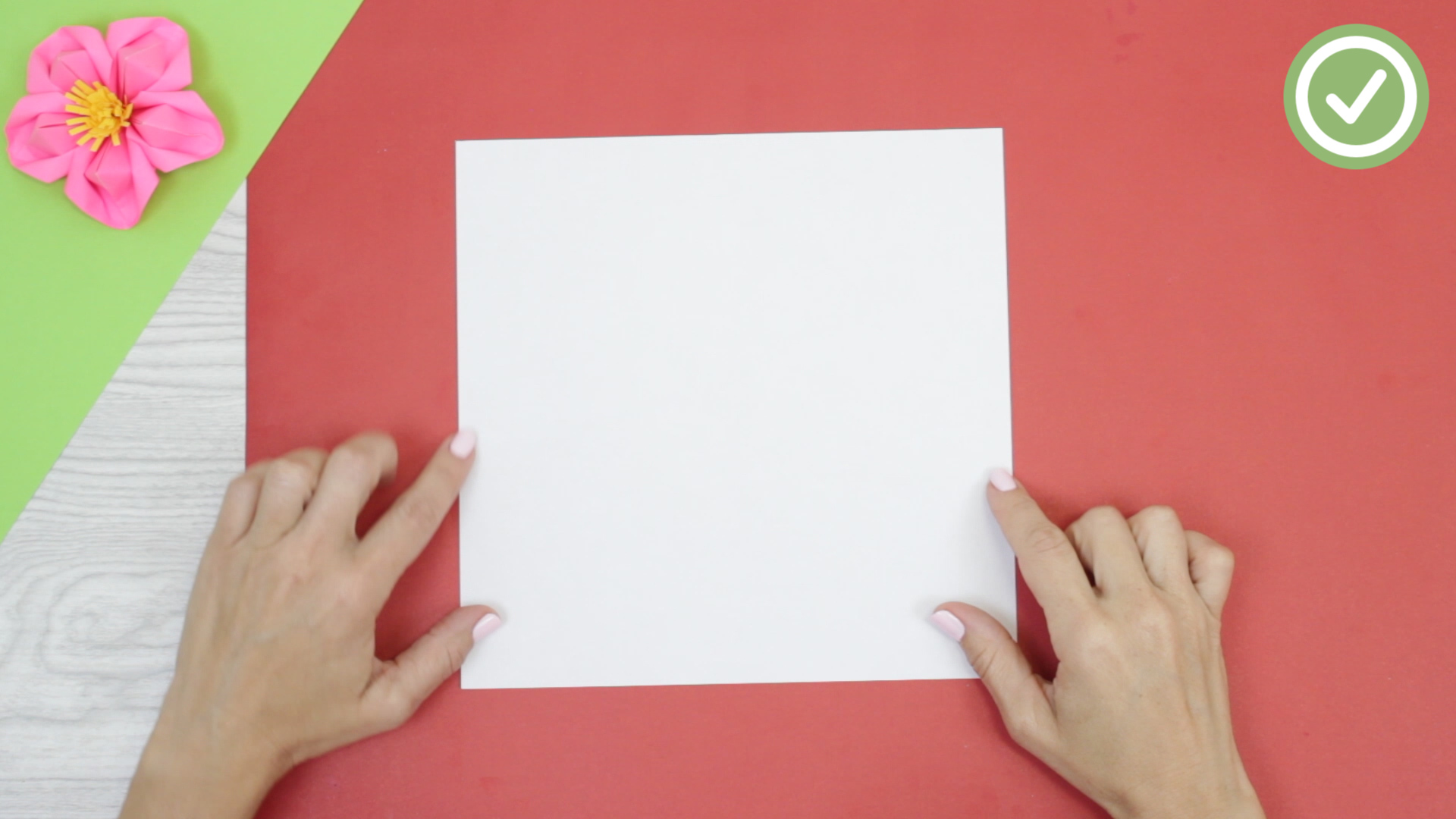 How to Make a Square from Rectangular Paper 8 Steps