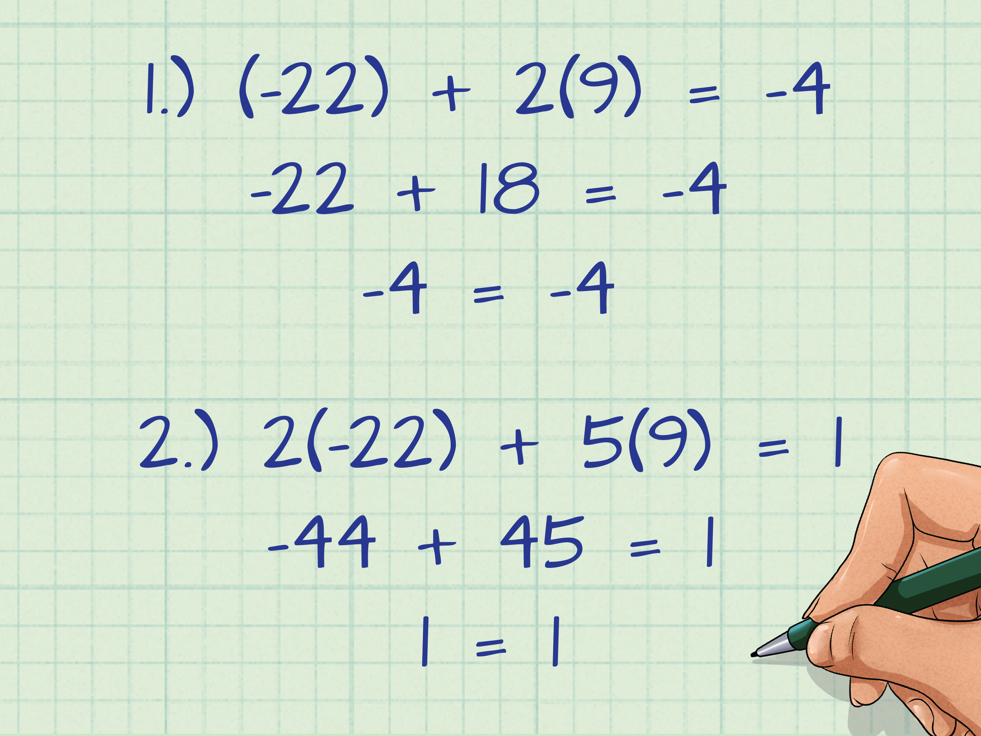 How to Solve Simultaneous Equations Using Substitution Method