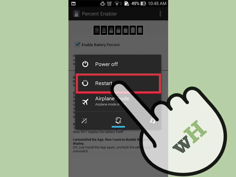 2 Easy Ways to Display Battery Percentage on Android 4.4 Kitkat