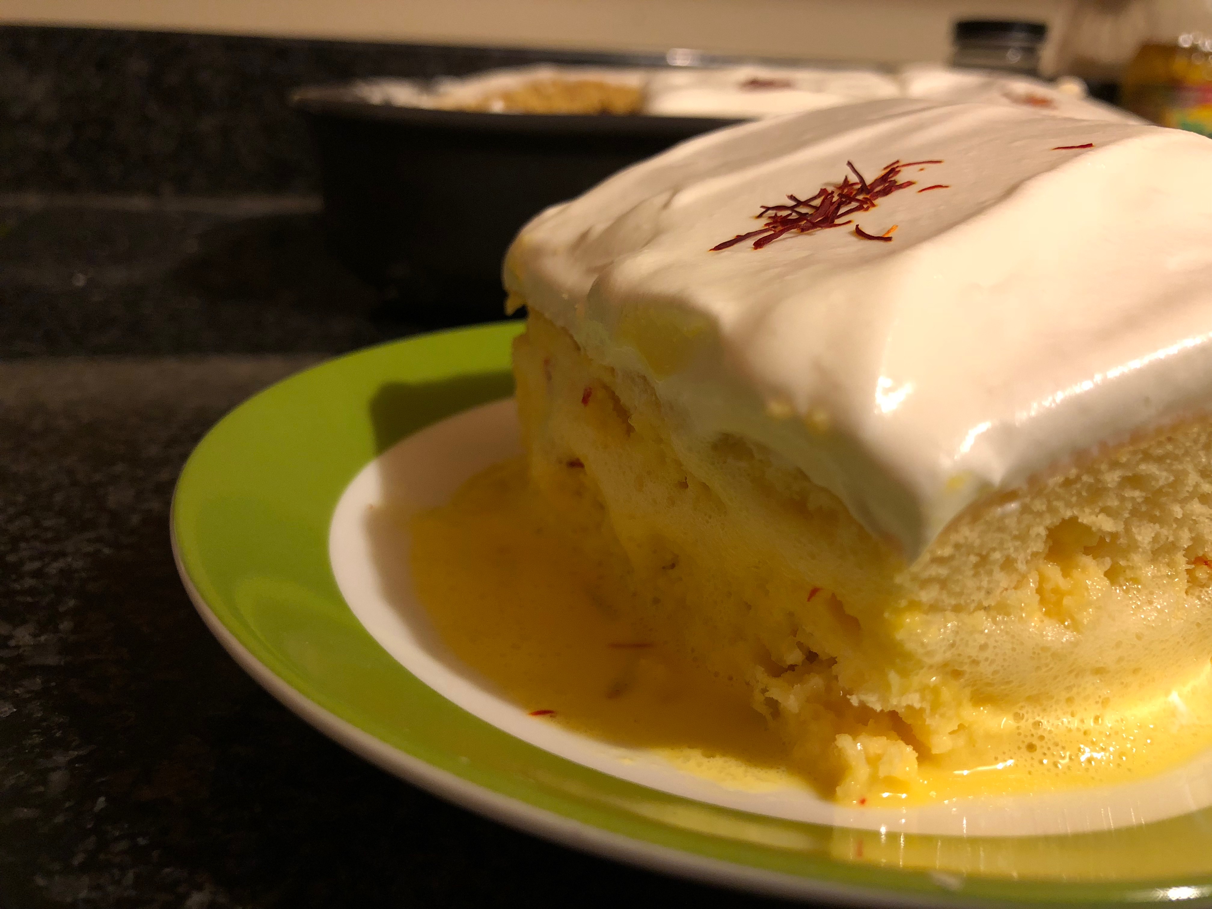 How to Make a Kuwaiti Saffron Cake 13 Steps (with Pictures)