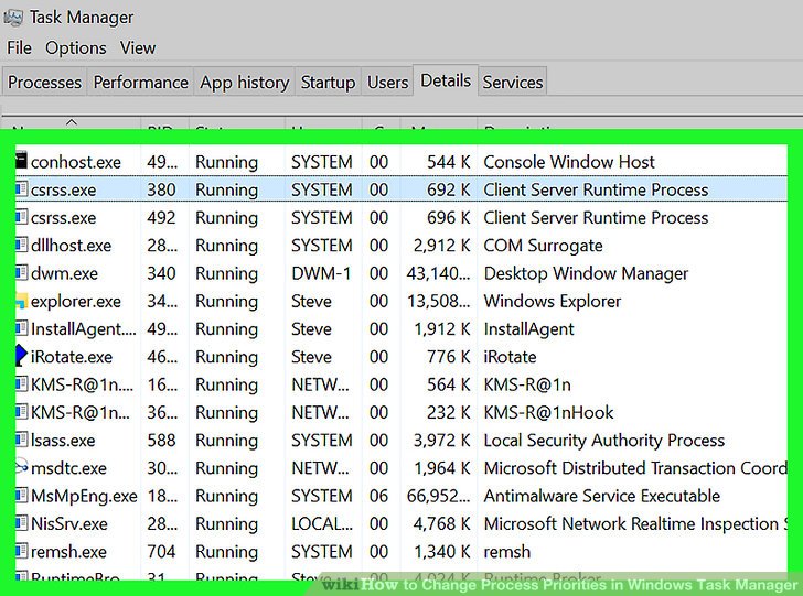 How to Change Process Priorities in Windows Task Manager 10 Steps