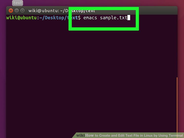 How to Create and Edit Text File in Linux by Using Terminal