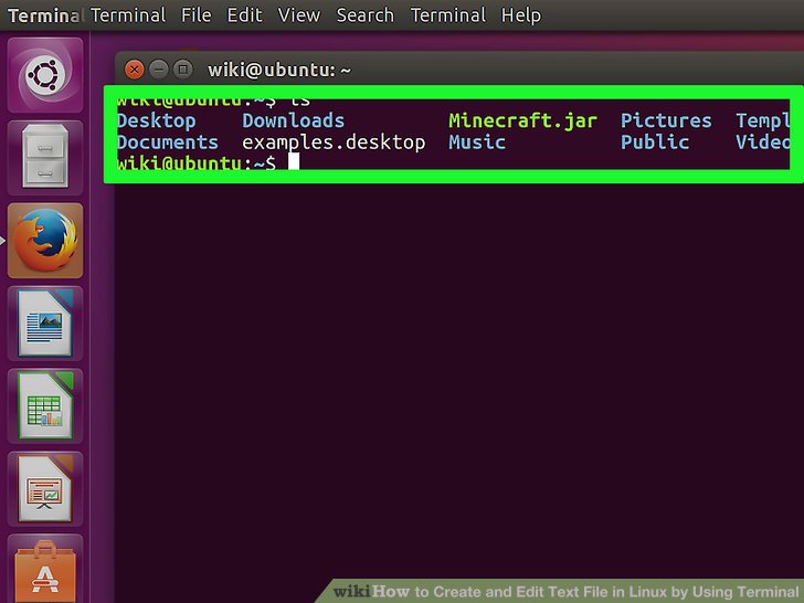 How to Create and Edit Text File in Linux by Using Terminal