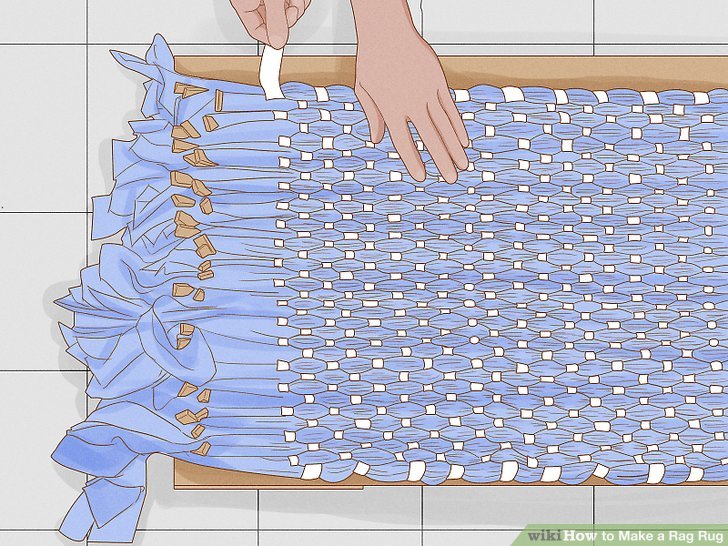 5 Ways to Make a Rag Rug wikiHow