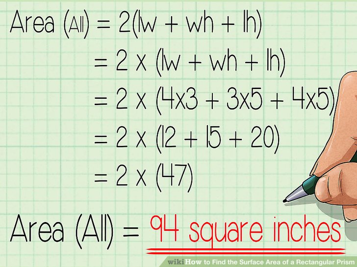 How to Calculate the Surface Area of a Rectangular Prism (with Examples)