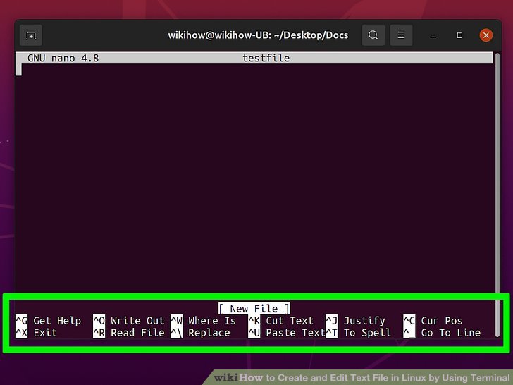 How to Create and Edit Text File in Linux by Using Terminal