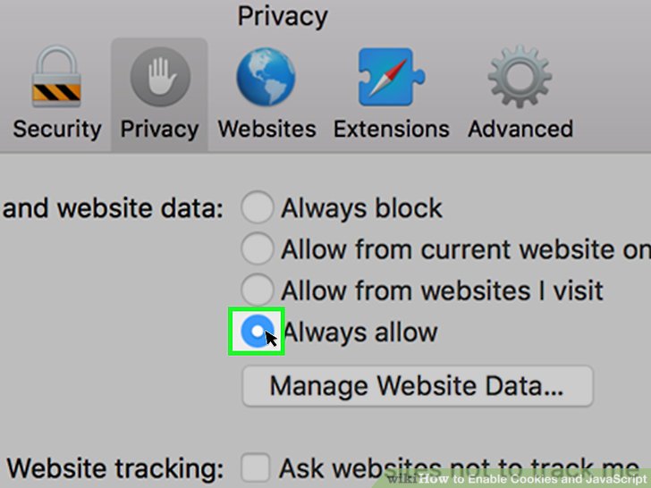 8 Ways to Enable Cookies and JavaScript wikiHow